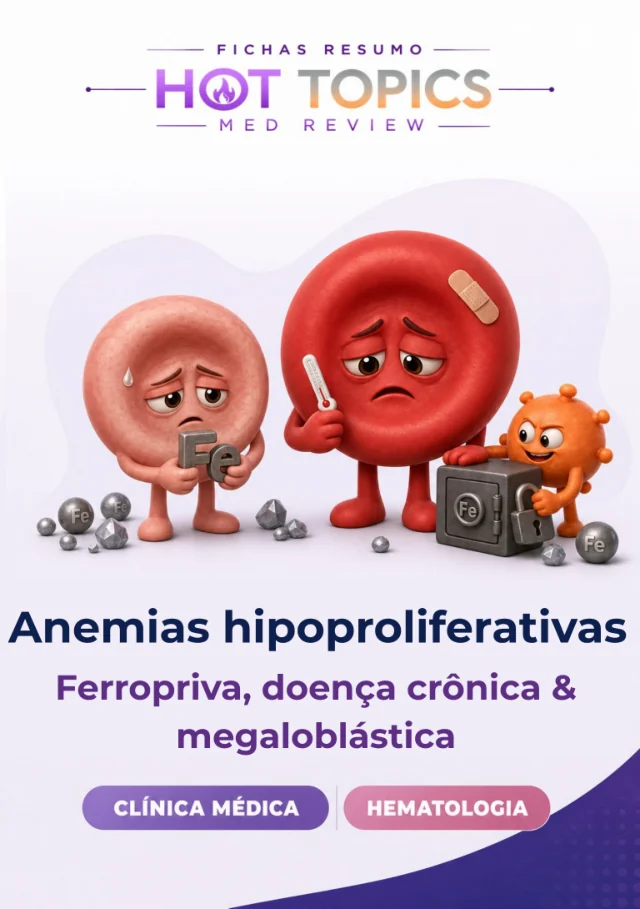 Capa do material Anemias carenciais, da Med-Review