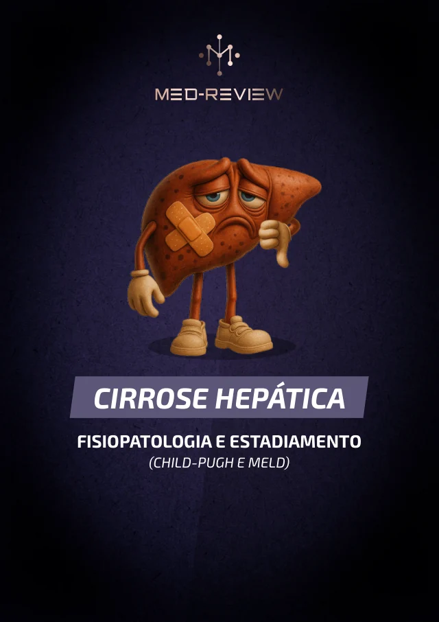 Capa do material Cirrose hepática, da Med-Review