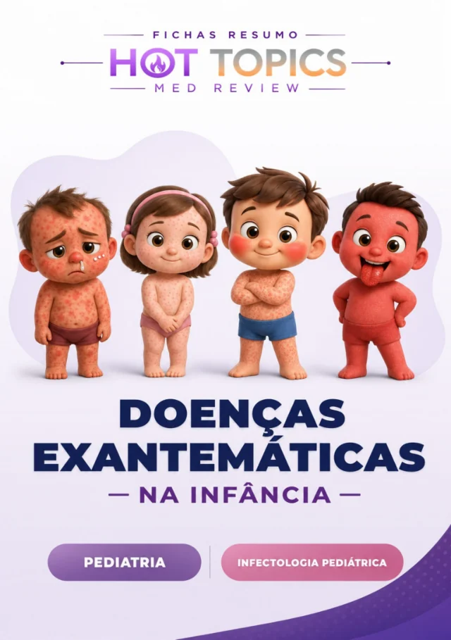 Capa do material Doenças exantemáticas, da Med-Review