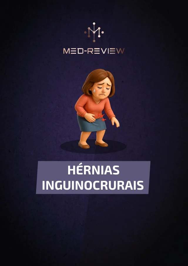 Capa do material Hérnias inguinocrurais, da Med-Review