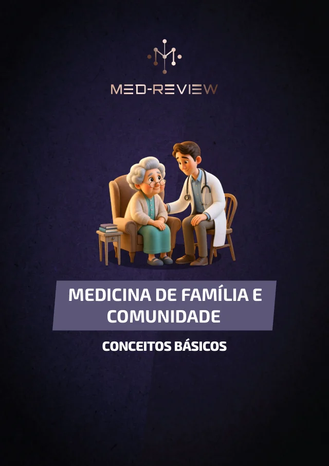 Capa do material Medicina de Família e Comunidade, da Med-Review
