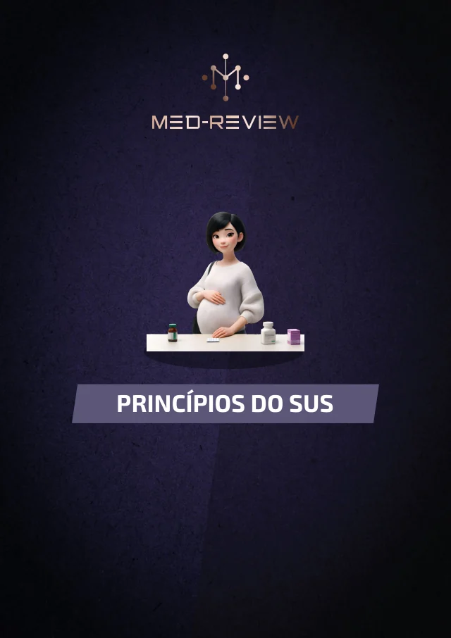 Capa do material Princípios do SUS, da Med-Review