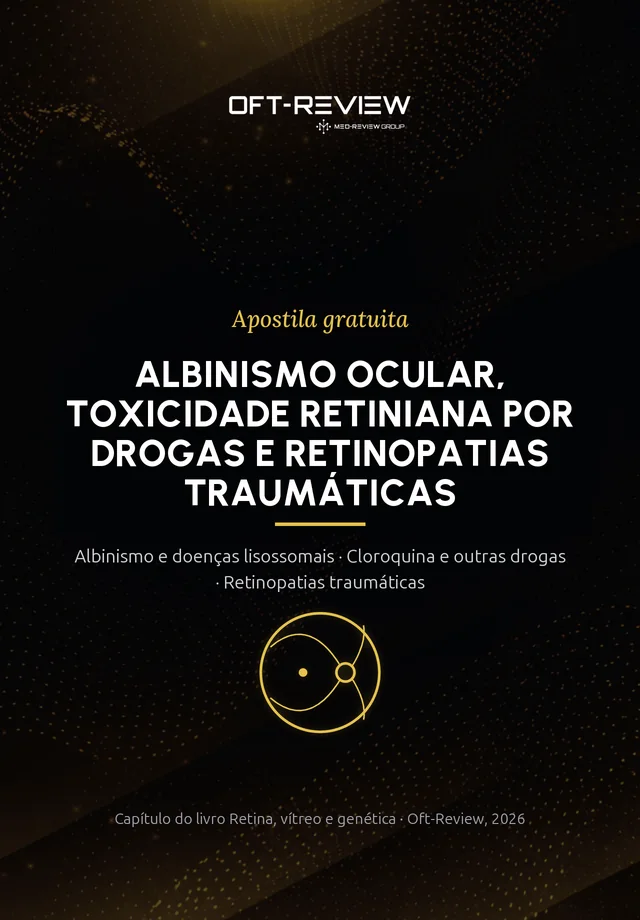 Capa do material Albinismo ocular, toxicidade retiniana por drogas e retinopatias traumáticas