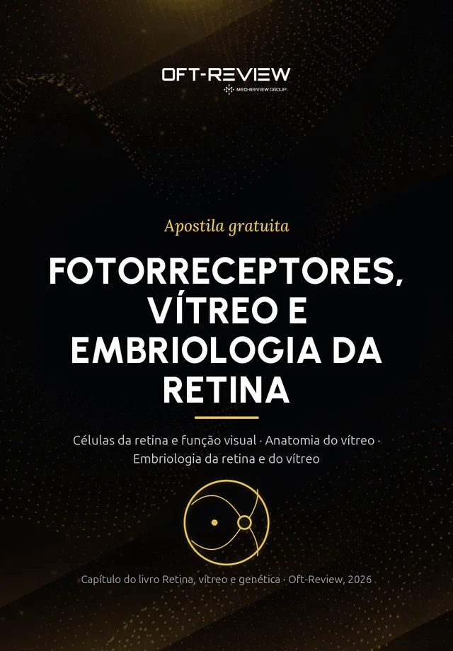 Capa do material Fotorreceptores, vítreo e embriologia da retina