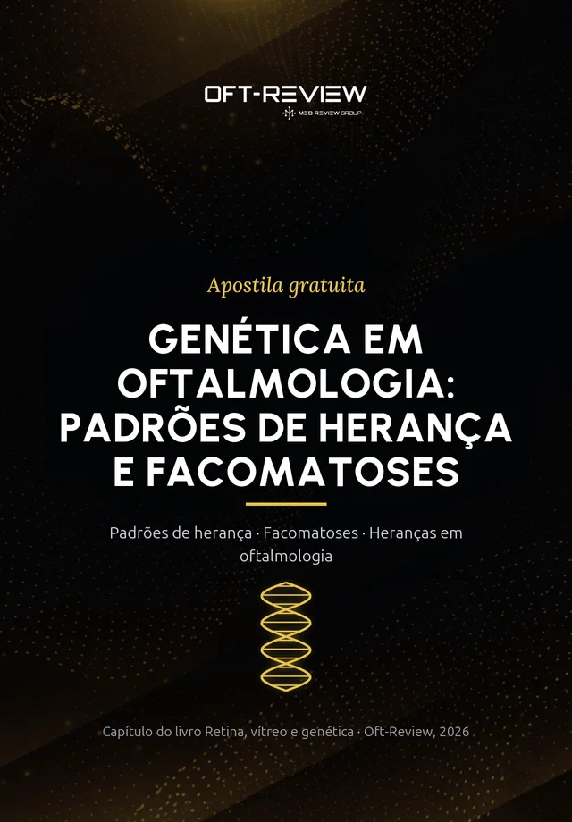Capa do material Genética em oftalmologia: padrões de herança e facomatoses