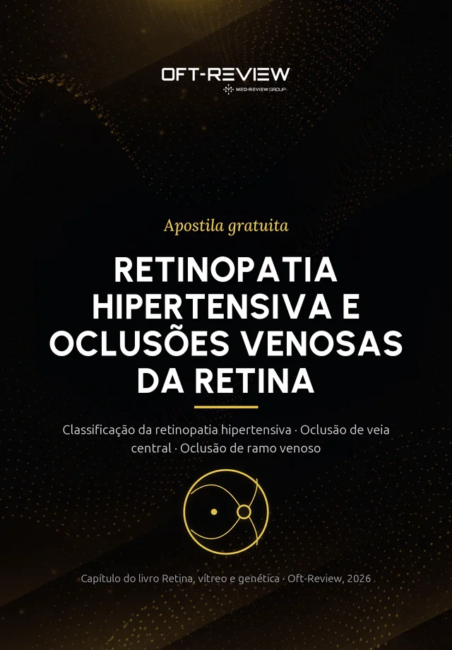 Capa do material Retinopatia hipertensiva e oclusões venosas da retina