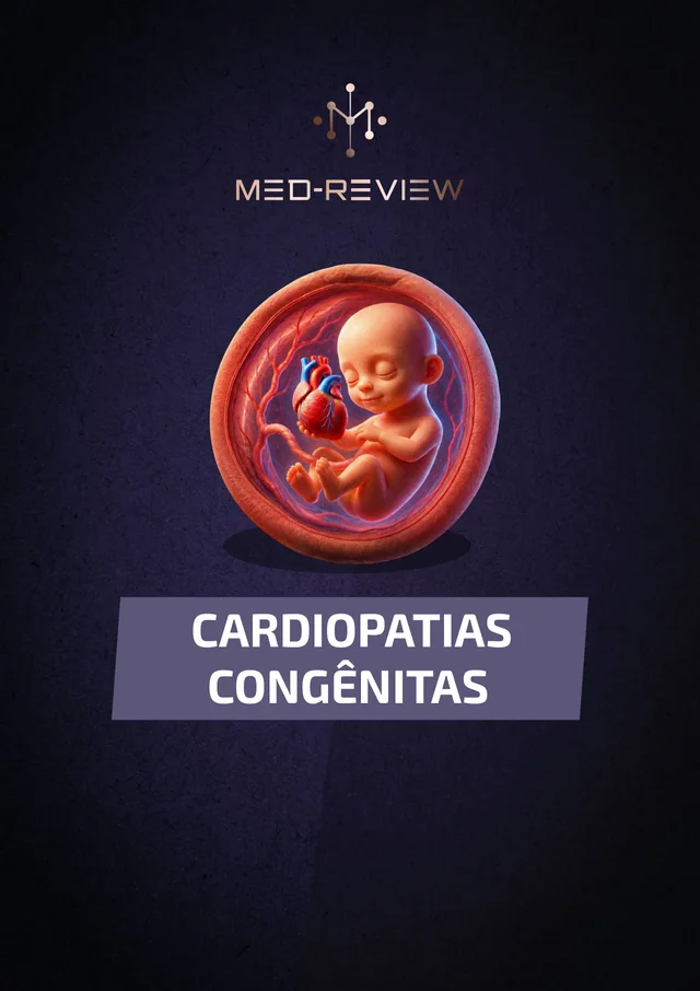 Capa do material Cardiopatias congênitas: acianóticas, cianóticas, ECG, raio-X e conduta