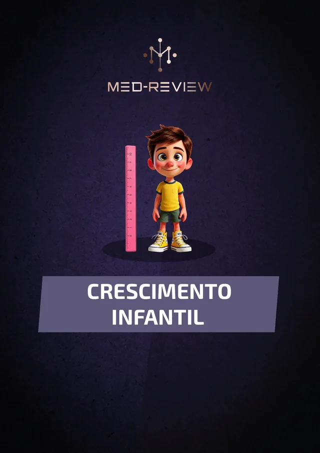 Capa do material Crescimento infantil: curvas da OMS, escore Z, prematuro e baixa estatura