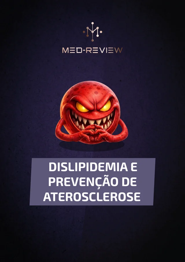 Capa da apostila Dislipidemia e prevenção de aterosclerose em um tablet