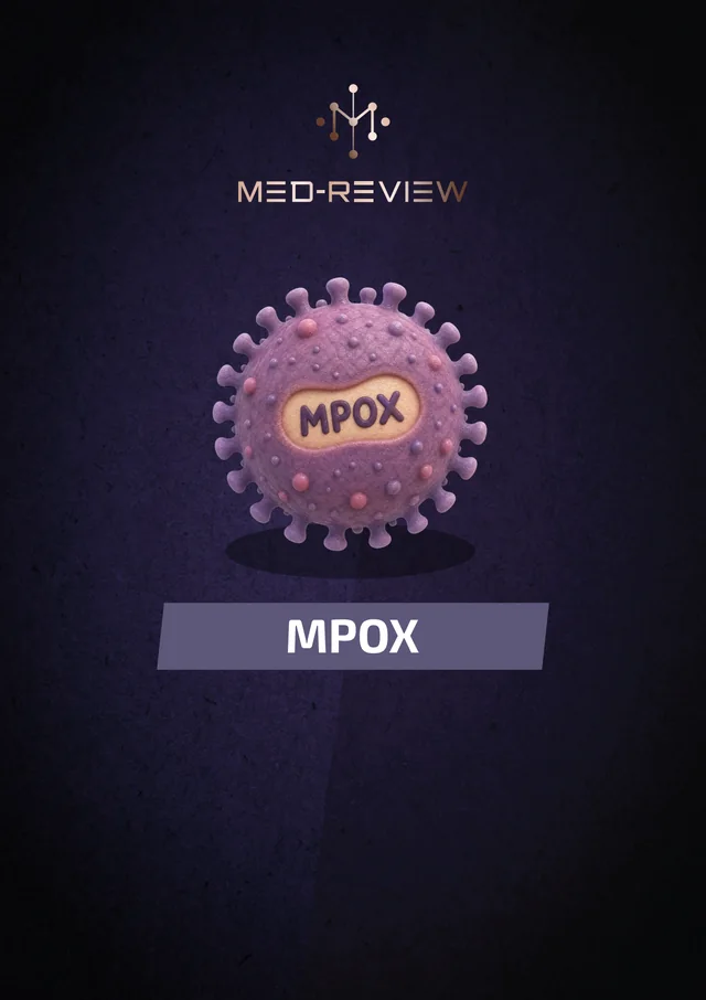 Capa da apostila Mpox em um tablet