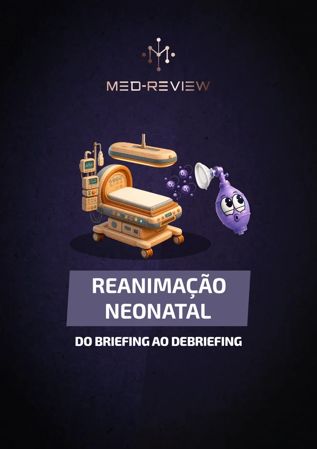 Capa do material Reanimação neonatal: do briefing ao debriefing