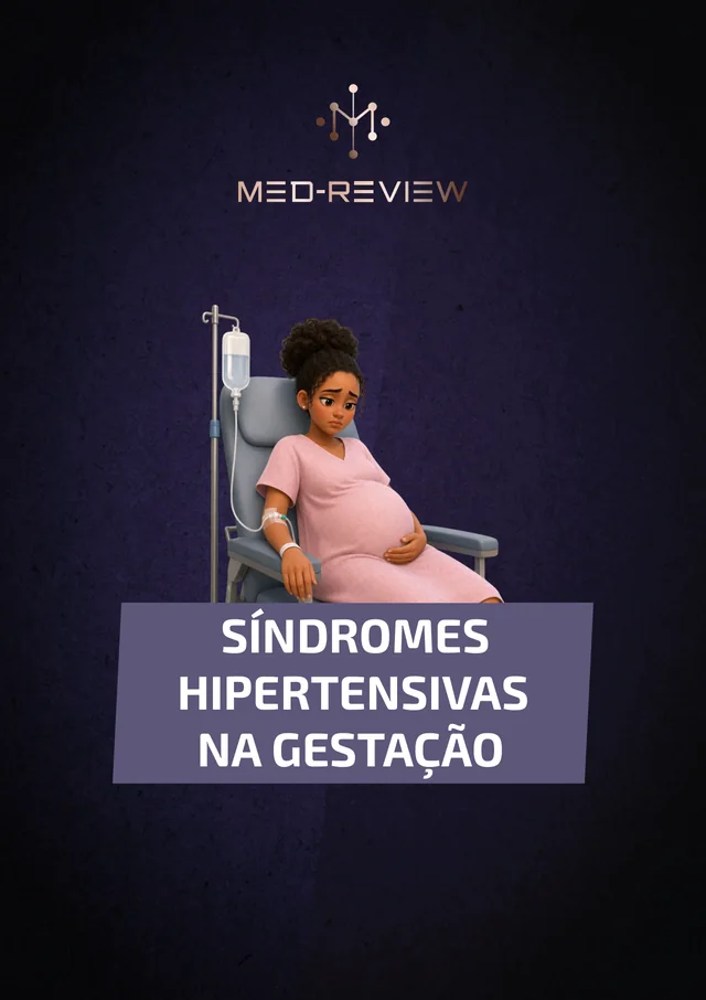 Capa do material Síndromes hipertensivas na gestação (DHEG)